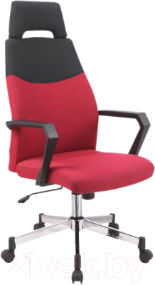 Кресло офисное Halmar Olaf (черный/бордовый)