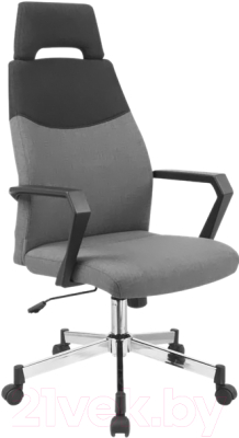Кресло офисное Halmar Olaf (черный/серый)