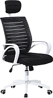 Кресло офисное Halmar Socket (черный/белый) - 
