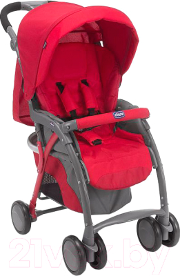 Детская прогулочная коляска Chicco Simplicity Standard (красный)
