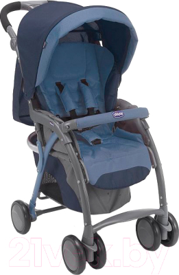 Детская прогулочная коляска Chicco Simplicity Standard (синий)