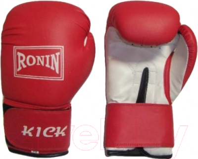Боксерские перчатки Ronin Kick YB-739B (10 унций, красный)