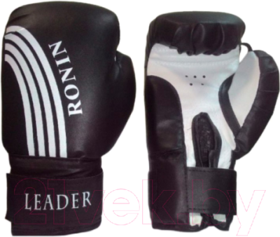 Боксерские перчатки Ronin Leader F122 (10 унций, черный)