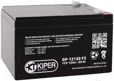Батарея для ИБП Kiper GP-12120 (12V/12Ah)