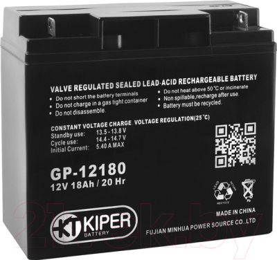 Батарея для ИБП Kiper GP-12180 (12V/18Ah)