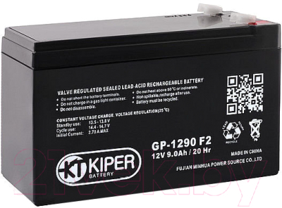 Батарея для ИБП Kiper GP-1290 (12V/9Ah)