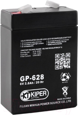 Батарея для ИБП Kiper GP-628 (6V/2.8Ah)