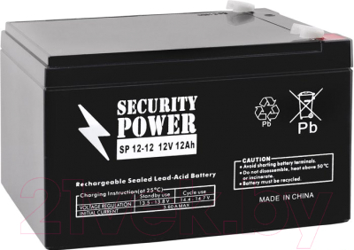 Батарея для ИБП Security Power SP 12-12 (12V/12Ah)