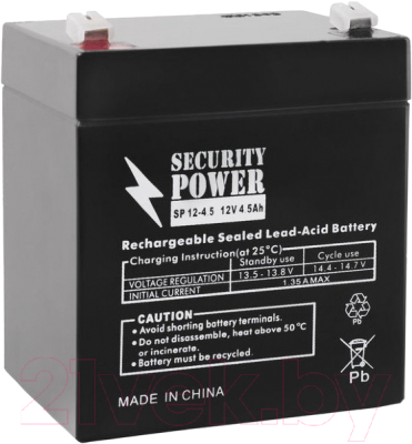 Батарея для ИБП Security Power SP 12-4.5 (12V/4.5Ah)