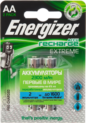 Комплект аккумуляторов Energizer NH15/AA 2300 BP2