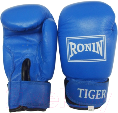 Боксерские перчатки Ronin Tiger Y713 (10 унций, синий)