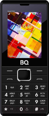 Мобильный телефон BQ Quattro BQ-2412 (черный)