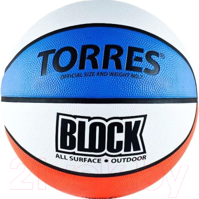Баскетбольный мяч Torres Block В00077 (размер 7)