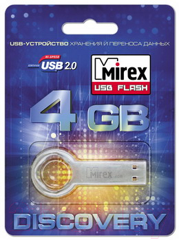 Usb flash накопитель Mirex Round Key 4GB (13600-DVRROK04)