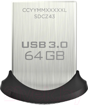 Usb flash накопитель SanDisk Ultra Fit 64GB (SDCZ43-064G-GAM46)
