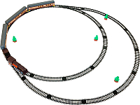 

Железная дорога игрушечная Essa, 1601A-3B