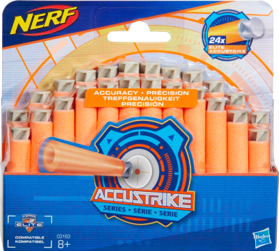 Бластер игрушечный Hasbro Nerf Аккустрайк / C0163 (24 стрелы)