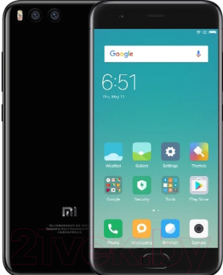 Смартфон Xiaomi Mi 6 64GB (черный)