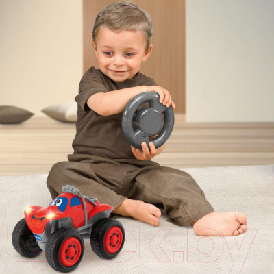 Радиоуправляемая игрушка Chicco Билли - большие колеса / 617592 (красный)