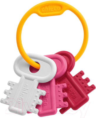Погремушка Chicco Ключи на кольце / 632161 (розовый)