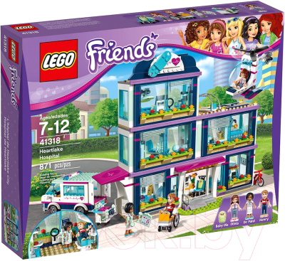 Конструктор Lego Friends Клиника Хартлейк-Сити 41318