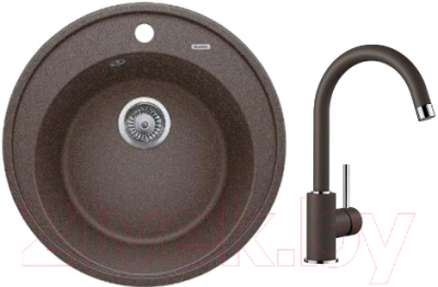 

Мойка кухонная Blanco, Riona 45 (521401) + смеситель Mida (519423) / 521401M2