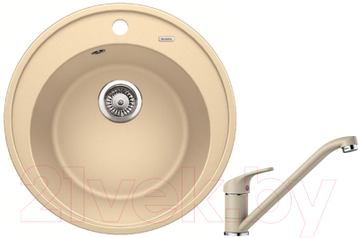 

Мойка кухонная Blanco, Riona 45 (521400) + смеситель Daras (517726) / 521400D2