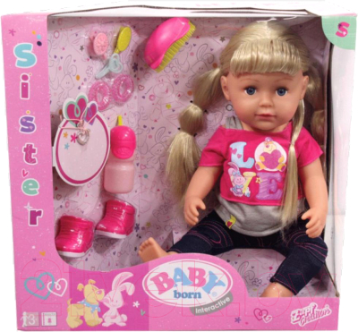 Кукла с аксессуарами Zapf Creation Baby Born Сестричка (820704)