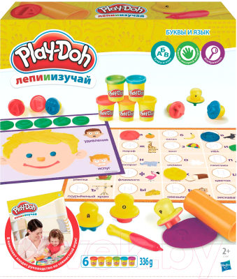 Развивающий игровой набор Hasbro Play-Doh Буквы и языки / C3581