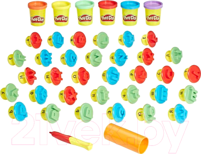 Развивающий игровой набор Hasbro Play-Doh Буквы и языки / C3581