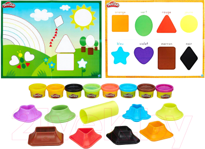 Развивающий игровой набор Hasbro Play-Doh Цвета и формы / B3404
