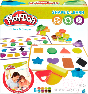 Развивающий игровой набор Hasbro Play-Doh Цвета и формы / B3404