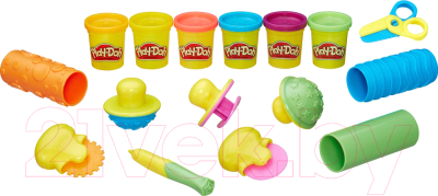 Развивающий игровой набор Hasbro Play-Doh Текстуры и инструменты / B3408