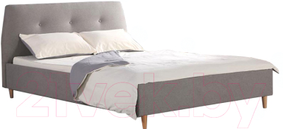 Двуспальная кровать Halmar Doris (серый/ольха)