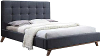 Двуспальная кровать Signal Melissa 160x200 (серый) - 