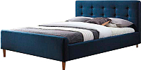 Двуспальная кровать Signal Pinko 160x200 (темно-синий) - 