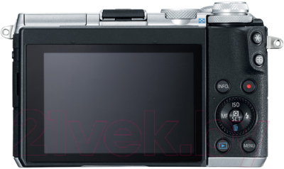 Беззеркальный фотоаппарат Canon EOS M6 Kit 15-45mm + 55-200mm / 1725C047AA