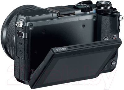 Беззеркальный фотоаппарат Canon EOS M6 Kit 15-45mm + 55-200mm / 1724C048AA