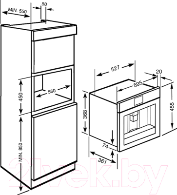 Кофемашина Smeg CMS4601NX