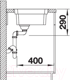 Мойка кухонная Blanco Etagon 500-IF / 521840 (зеркальная полировка)