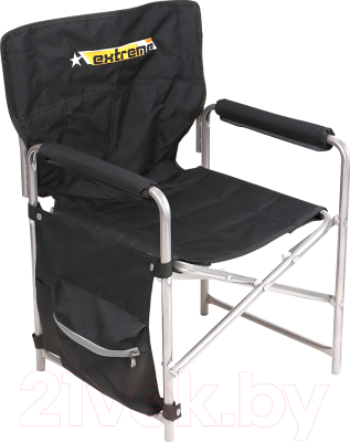 Кресло складное Ника С карманами 1 / КС1 (черный)