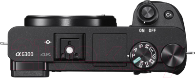 Беззеркальный фотоаппарат Sony Alpha A6300 Body / ILCE-6300B (черный)