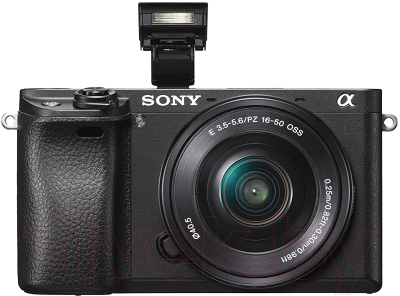 Беззеркальный фотоаппарат Sony Alpha A6300 Kit 16-50mm / ILCE-6300LB (черный)