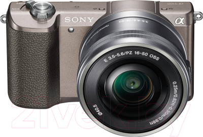 Беззеркальный фотоаппарат Sony Alpha A5100 Kit 16-50mm / ILCE-5100LT (коричневый)
