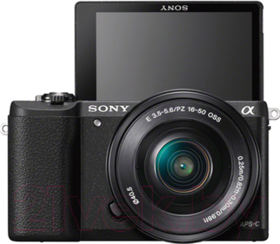 Беззеркальный фотоаппарат Sony Alpha A5100 Double Kit 16-50mm + 55-210mm / ILCE-5100YB (черный)