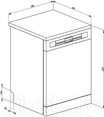 Посудомоечная машина Smeg LVS532XIN