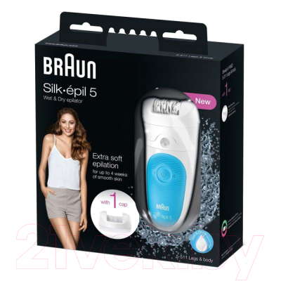 Эпилятор Braun Silk-epil 5 5-511 (81645123)