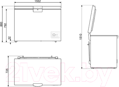 Морозильник Smeg CO402