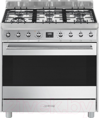 Плита газовая Smeg C9GMX9