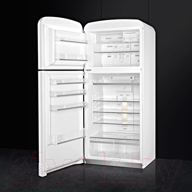 Холодильник с морозильником Smeg FAB50LWH